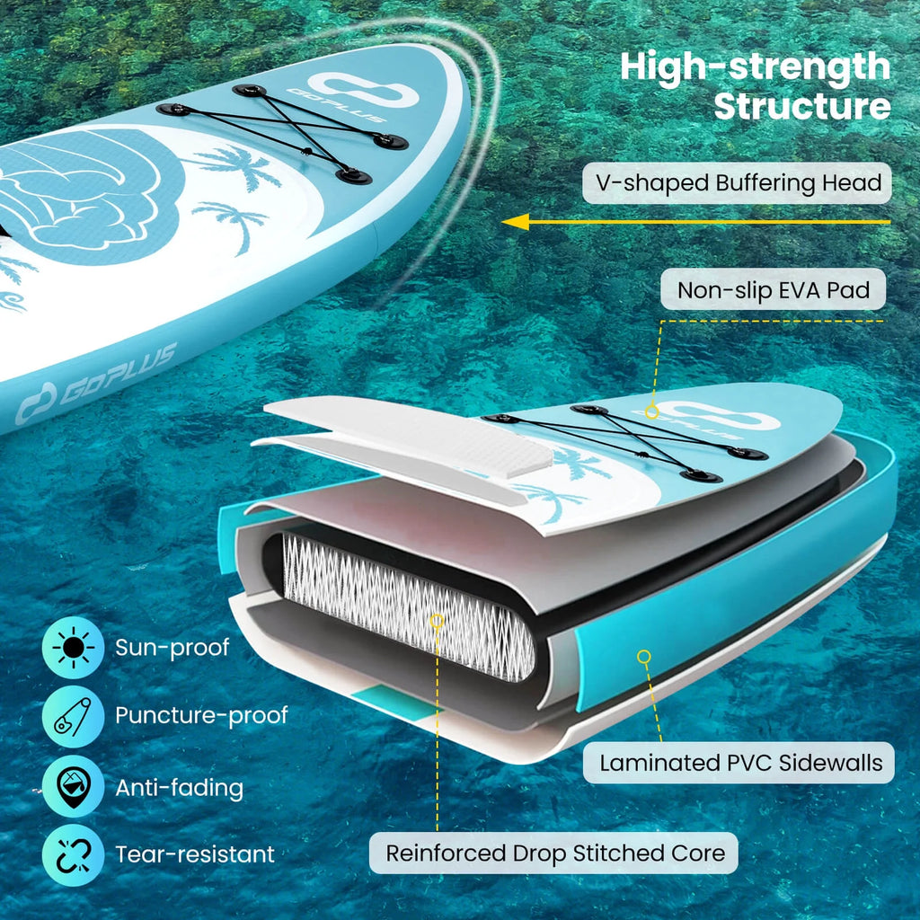 11' Inflatable SUP Board,