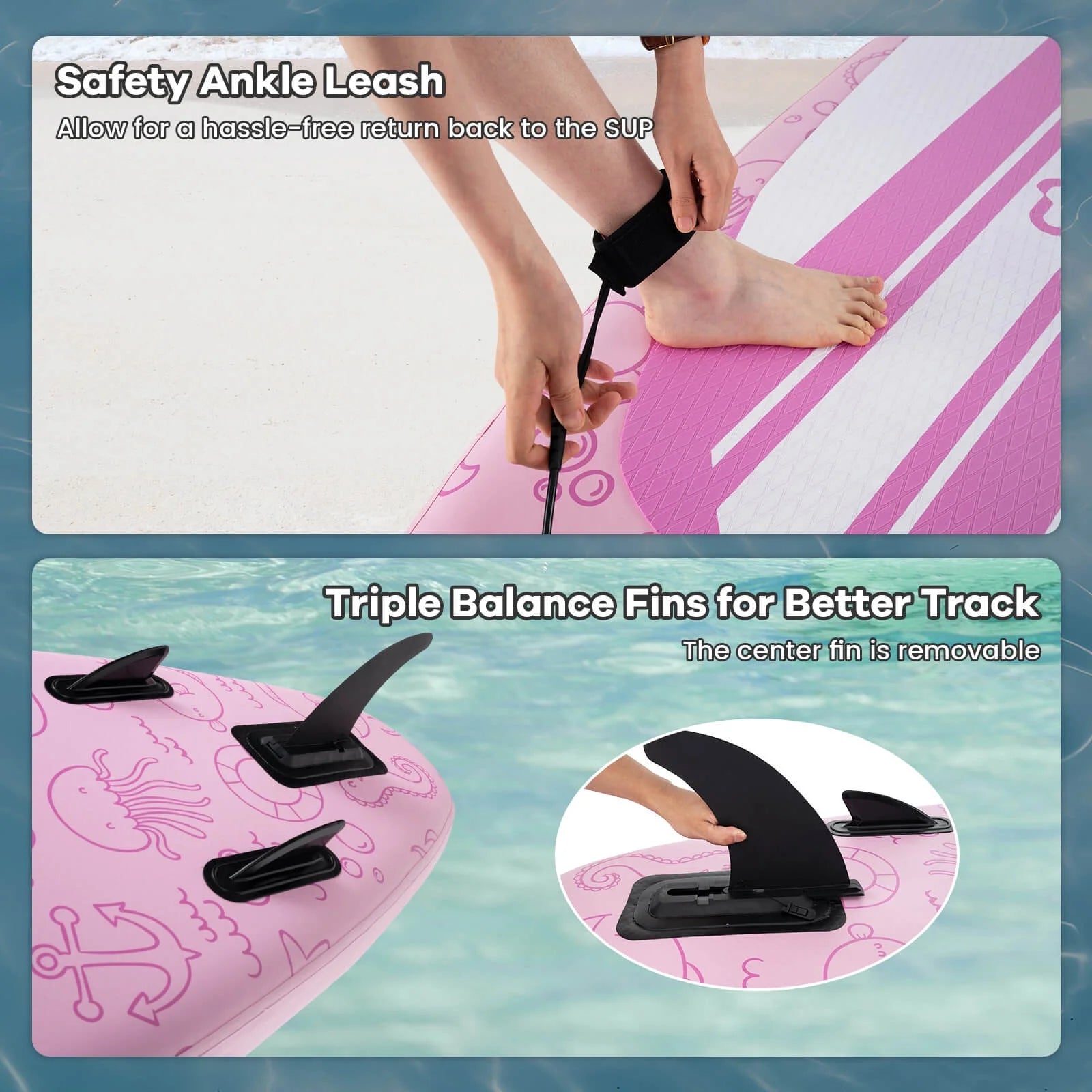 10' Inflatable SUP Board