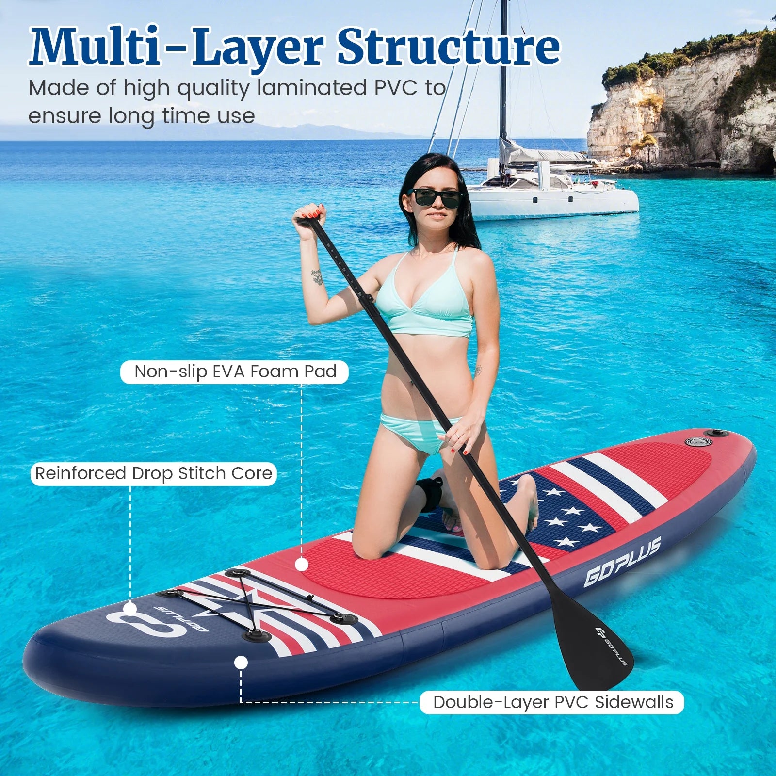 10' Inflatable SUP Board
