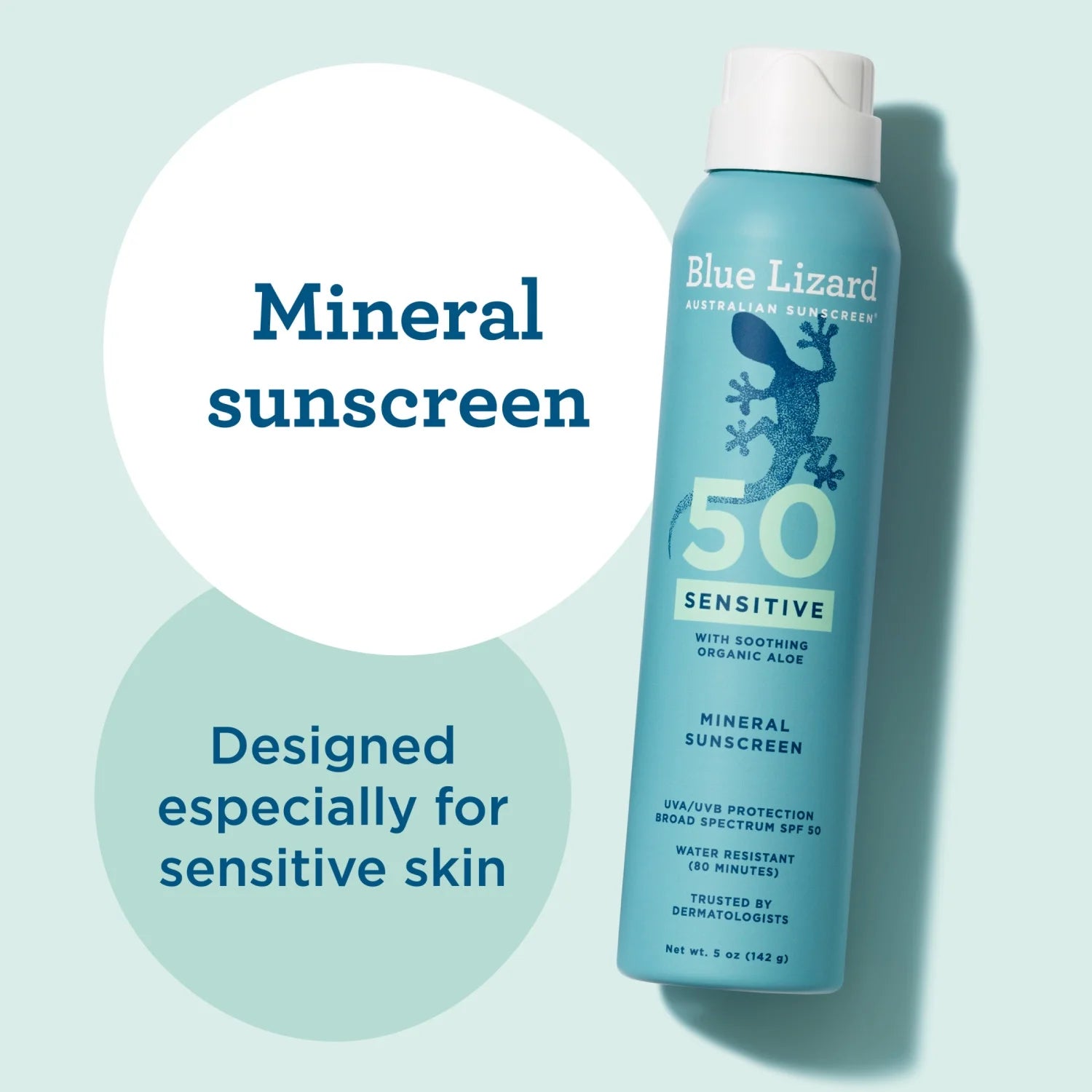 Sensitive SPF 50 Mineral-Based Sunscreen 5 Oz