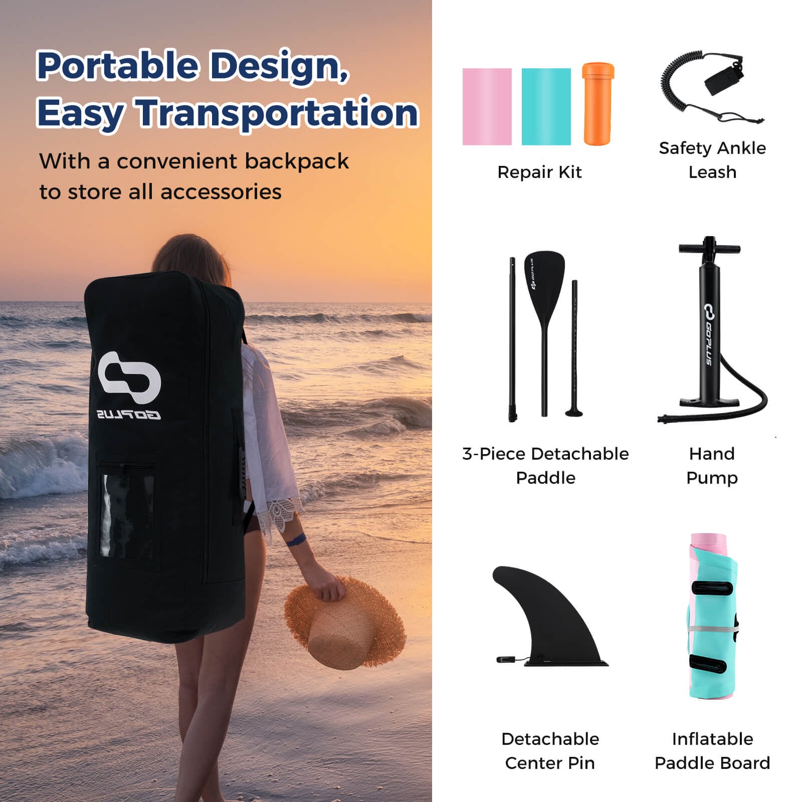 11' Inflatable SUP Board