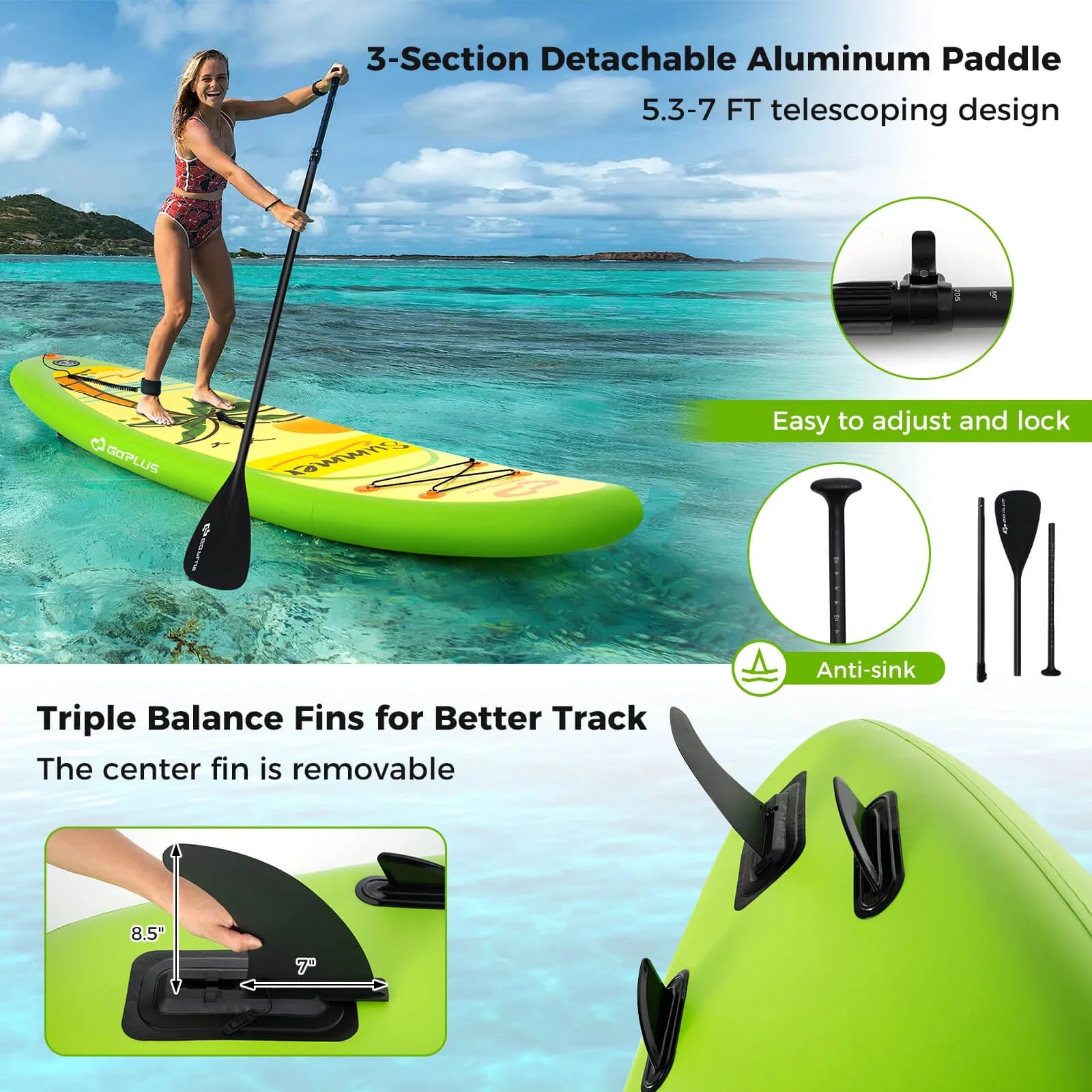 10' Inflatable SUP Board