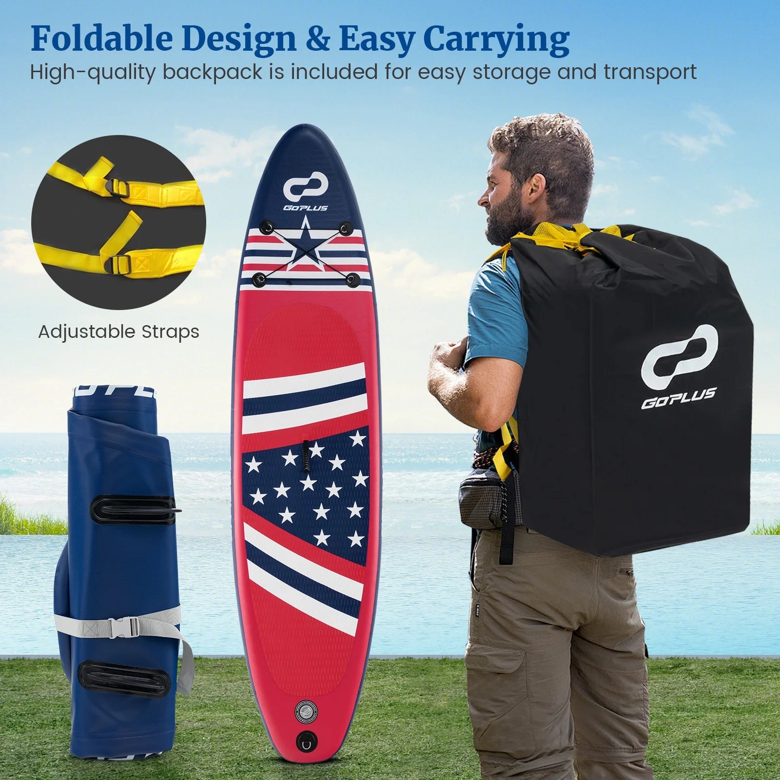10' Inflatable SUP Board